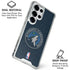 NBA Minnesota Timberwolves Distressed Galaxy S26 Ultra Clear Case