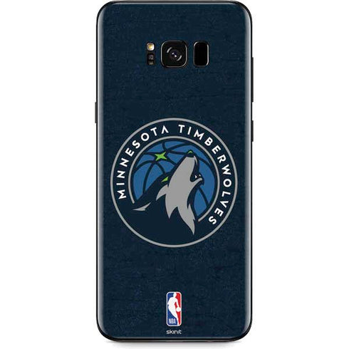 NBA Minnesota Timberwolves Distressed Galaxy S8 Plus Skin