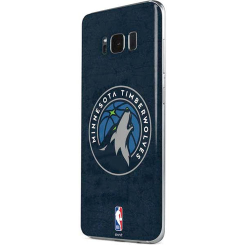 NBA Minnesota Timberwolves Distressed Galaxy S8 Plus Skin