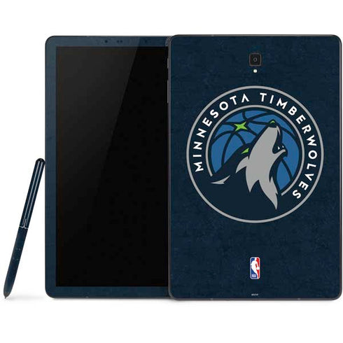 NBA Minnesota Timberwolves Distressed Samsung Galaxy Tab Skin
