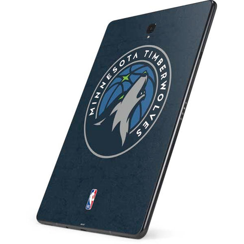 NBA Minnesota Timberwolves Distressed Samsung Galaxy Tab Skin
