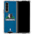 NBA Minnesota Timberwolves Distressed Galaxy Z Fold4 5G Clear Case