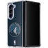 NBA Minnesota Timberwolves Distressed Galaxy Z Fold5 5G Clear Case