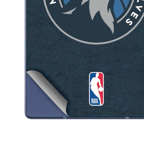 NBA Minnesota Timberwolves Distressed Galaxy Z Fold6 Skin