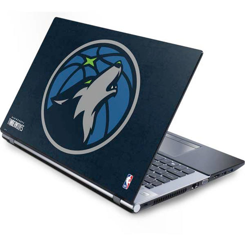 NBA Minnesota Timberwolves Distressed Generic Laptop Skin