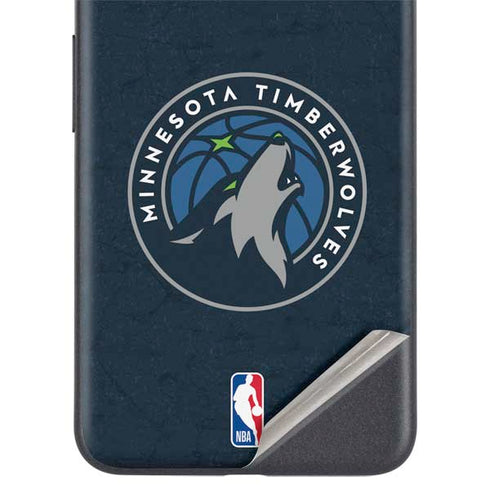NBA Minnesota Timberwolves Distressed Google Pixel 4a 5G Skin