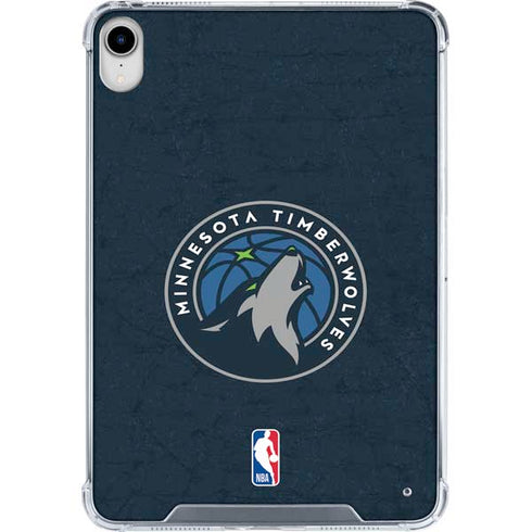 NBA Minnesota Timberwolves Distressed iPad 11th Gen (2025) Clear Case