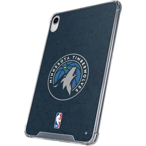 NBA Minnesota Timberwolves Distressed iPad 11th Gen (2025) Clear Case