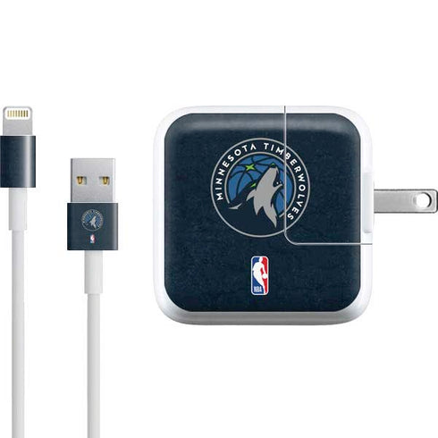 NBA Minnesota Timberwolves Distressed iPad Charger (10W USB) Skin