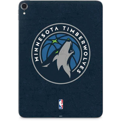 NBA Minnesota Timberwolves Distressed Apple iPad Pro Skin