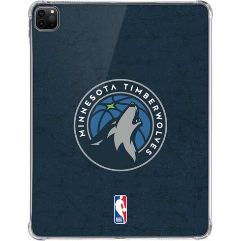 NBA Minnesota Timberwolves Distressed iPad Pro 11in (2024) Clear Case