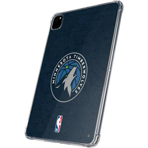 NBA Minnesota Timberwolves Distressed iPad Pro 11in (2024) Clear Case