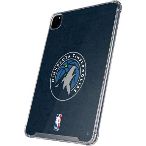 NBA Minnesota Timberwolves Distressed iPad Pro 12.9in (2020) Clear Case