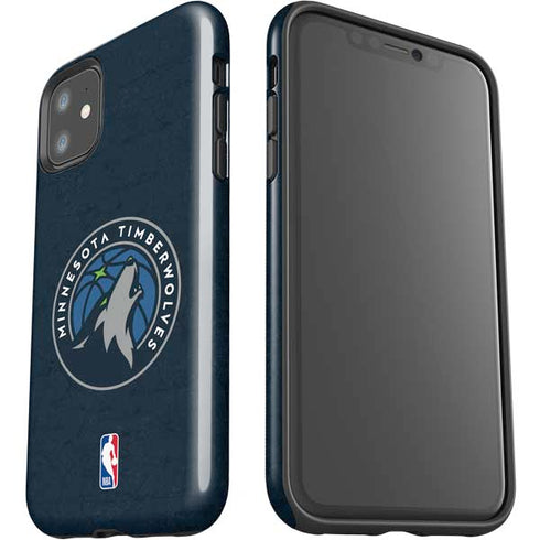NBA Minnesota Timberwolves Distressed iPhone 11 Impact Case