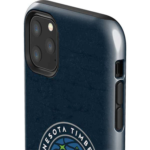 NBA Minnesota Timberwolves Distressed iPhone 11 Pro Max Impact Case