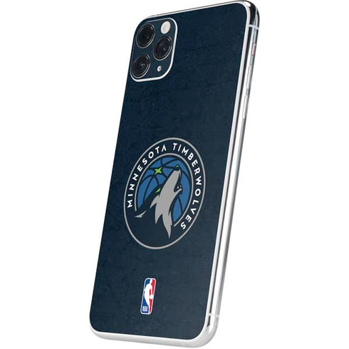 NBA Minnesota Timberwolves Distressed iPhone 11 Pro Max Skin