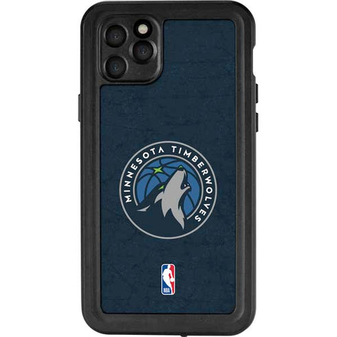 NBA Minnesota Timberwolves Distressed iPhone 11 Pro Max Waterproof Case