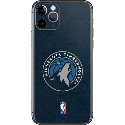 NBA Minnesota Timberwolves Distressed iPhone 11 Pro Skin
