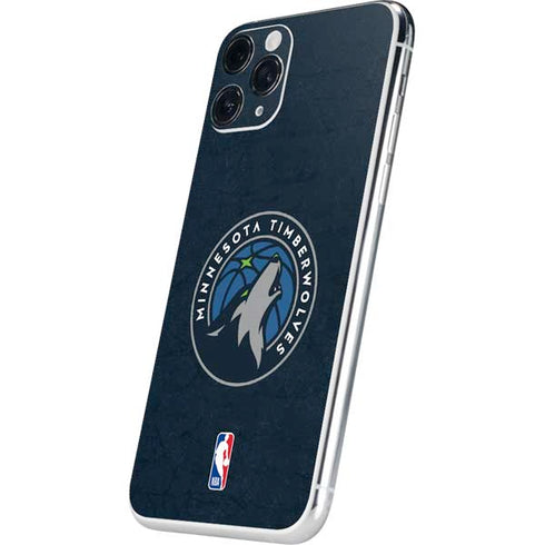 NBA Minnesota Timberwolves Distressed iPhone 11 Pro Skin