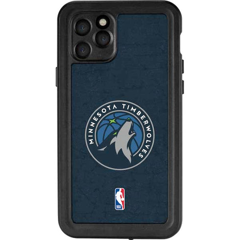 NBA Minnesota Timberwolves Distressed iPhone 11 Pro Waterproof Case