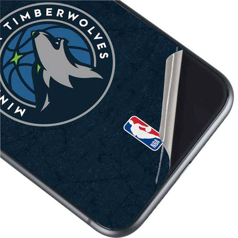 NBA Minnesota Timberwolves Distressed iPhone 11 Skin