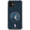 NBA Minnesota Timberwolves Distressed iPhone 12 Mini Clear Case