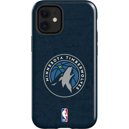 NBA Minnesota Timberwolves Distressed iPhone 12 Mini Impact Case