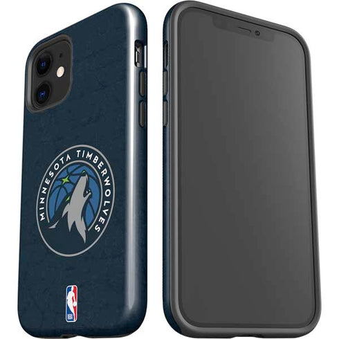NBA Minnesota Timberwolves Distressed iPhone 12 Mini Impact Case