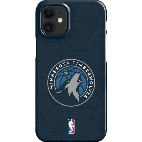 NBA Minnesota Timberwolves Distressed iPhone 12 Mini Lite Case