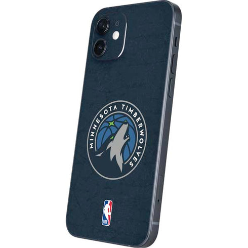 NBA Minnesota Timberwolves Distressed iPhone 12 Mini Skin