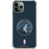 NBA Minnesota Timberwolves Distressed iPhone 12 Pro Max Clear Case