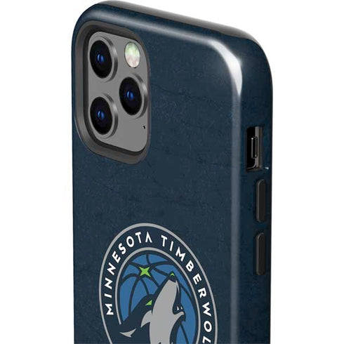 NBA Minnesota Timberwolves Distressed iPhone 12 Pro Max Impact Case