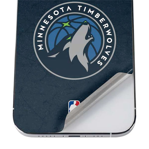 NBA Minnesota Timberwolves Distressed iPhone 12 Pro Max Skin