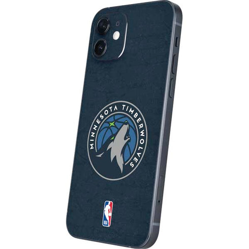 NBA Minnesota Timberwolves Distressed iPhone 12 Skin