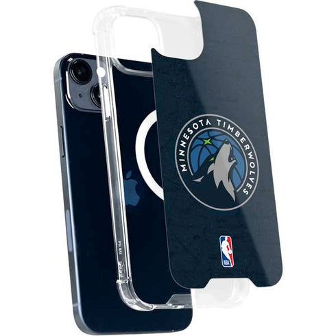 NBA Minnesota Timberwolves Distressed iPhone 13 MagSafe Case