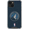 NBA Minnesota Timberwolves Distressed iPhone 13 Mini Clear Case