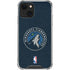 NBA Minnesota Timberwolves Distressed iPhone 13 Mini Clear Case