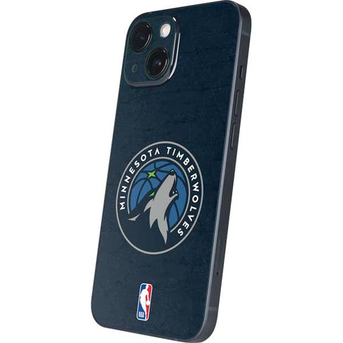 NBA Minnesota Timberwolves Distressed iPhone 13 Mini Skin