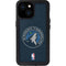 NBA Minnesota Timberwolves Distressed iPhone 13 Mini Waterproof Case