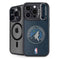 NBA Minnesota Timberwolves Distressed iPhone 13 Pro Max Kickstand Case