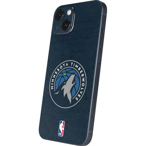 NBA Minnesota Timberwolves Distressed iPhone 14 Plus Skin