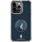 NBA Minnesota Timberwolves Distressed iPhone 14 Pro Clear Case
