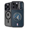 NBA Minnesota Timberwolves Distressed iPhone 14 Pro Kickstand Case