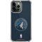 NBA Minnesota Timberwolves Distressed iPhone 14 Pro Max Clear Case