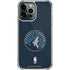 NBA Minnesota Timberwolves Distressed iPhone 14 Pro Max Clear Case