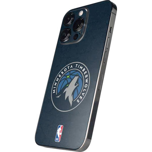 NBA Minnesota Timberwolves Distressed iPhone 14 Pro Max Skin