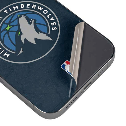 NBA Minnesota Timberwolves Distressed iPhone 14 Pro Skin