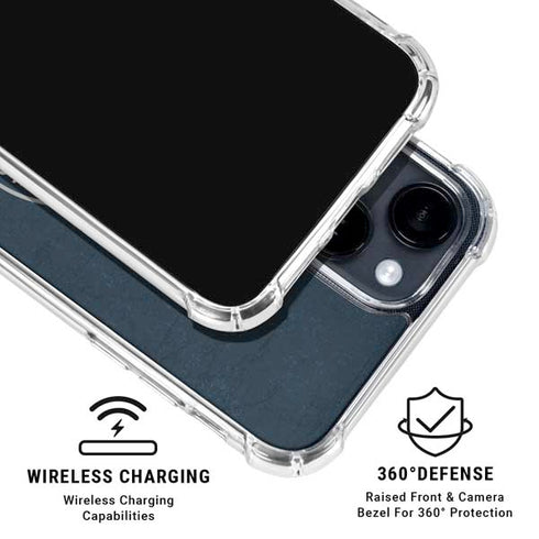 NBA Minnesota Timberwolves Distressed iPhone 15 Clear Case