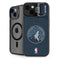 NBA Minnesota Timberwolves Distressed iPhone 15 Kickstand Case