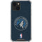 NBA Minnesota Timberwolves Distressed iPhone 15 Plus Clear Case